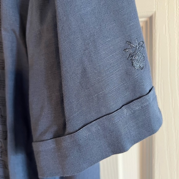 Cubavera Blue Shirt. Size M. - Picture 6 of 9